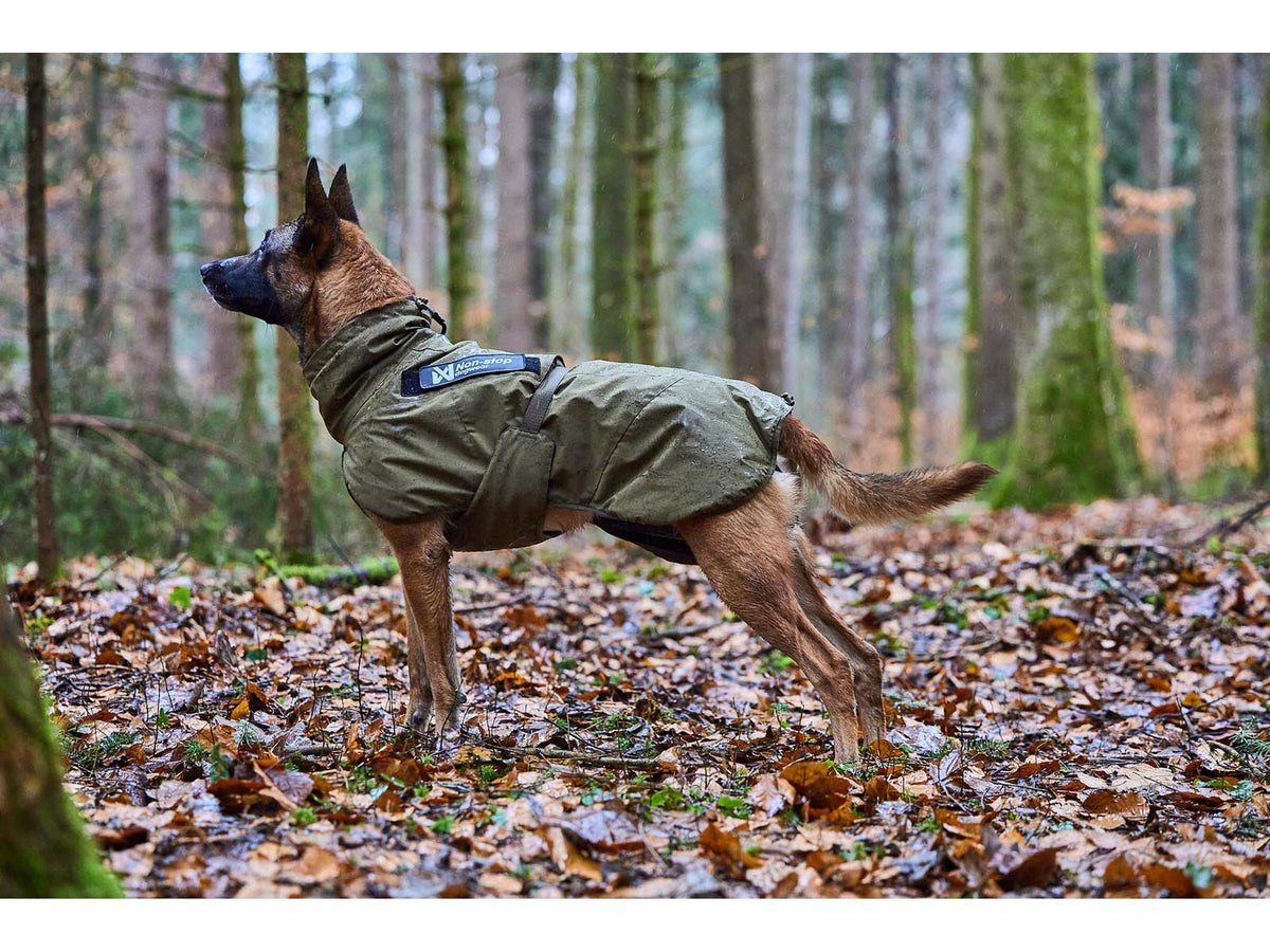 Non-stop dogwear Glacier dog jacket WD varmedekken – Oliven