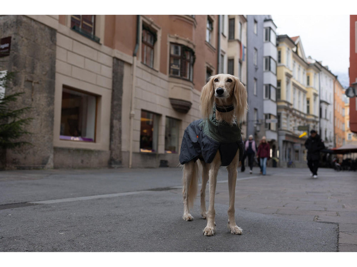 Non-stop dogwear Glacier wool jacket 2.0 ulldekken – Marine – modellen vist i annen farge