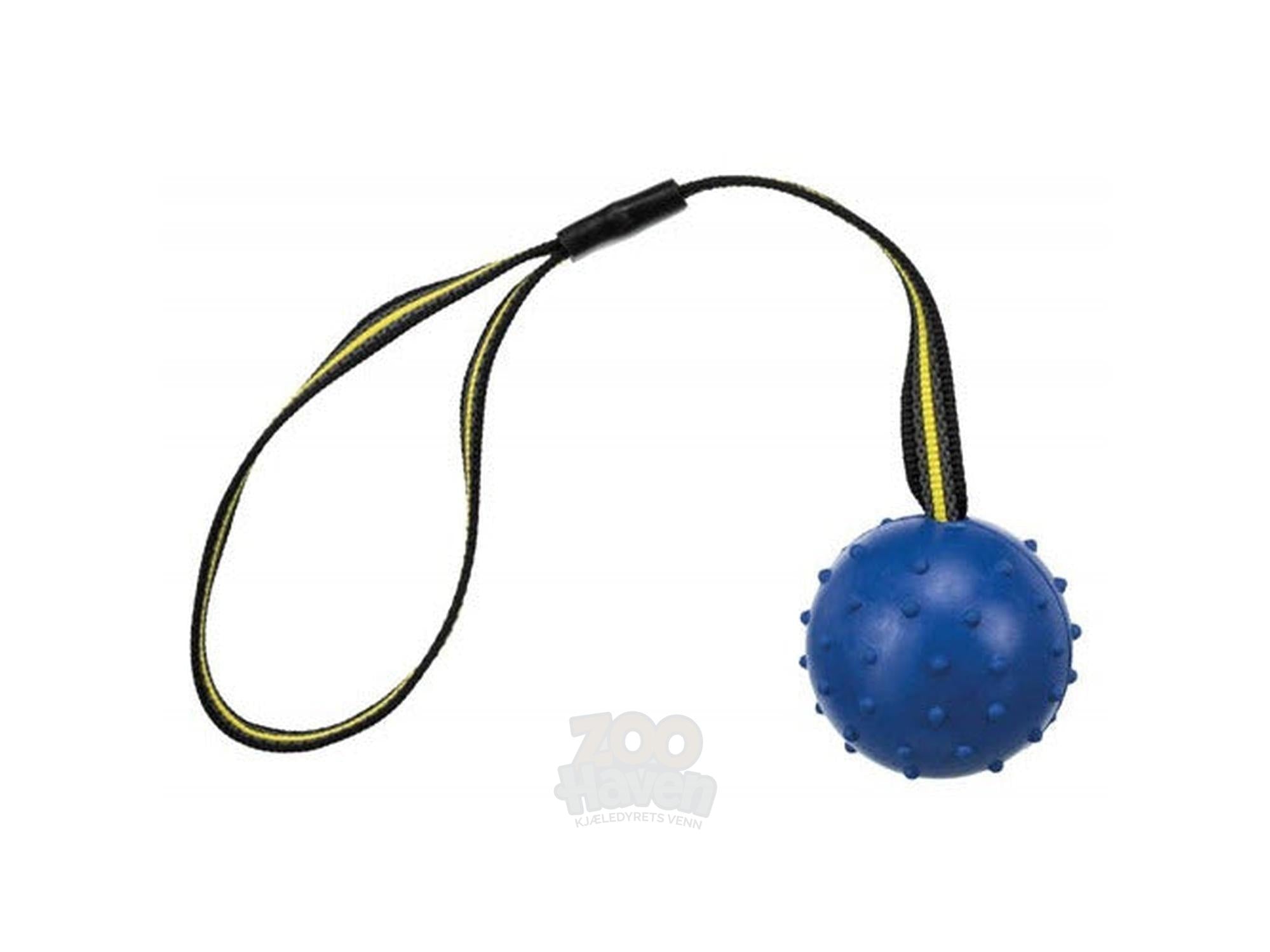 Gummiball med Nylonstropp 6 cm – Slitesterk Apportleke