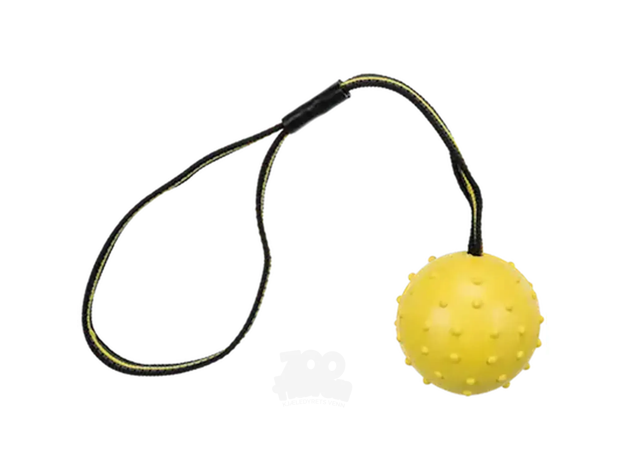 Gummiball med Nylonstropp 6 cm – Slitesterk Apportleke