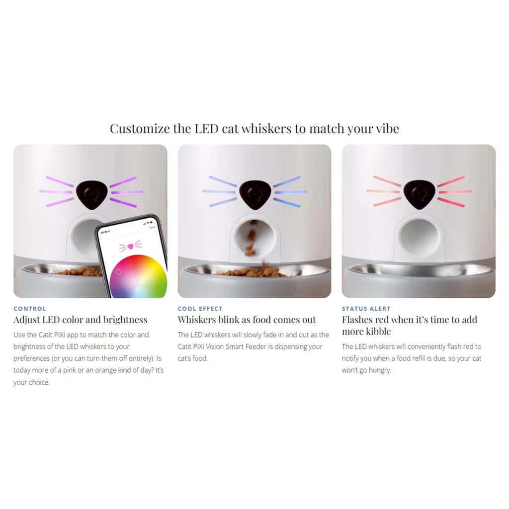Catit Pixi Vision Smart Feeder Fôrautomat med Kamera