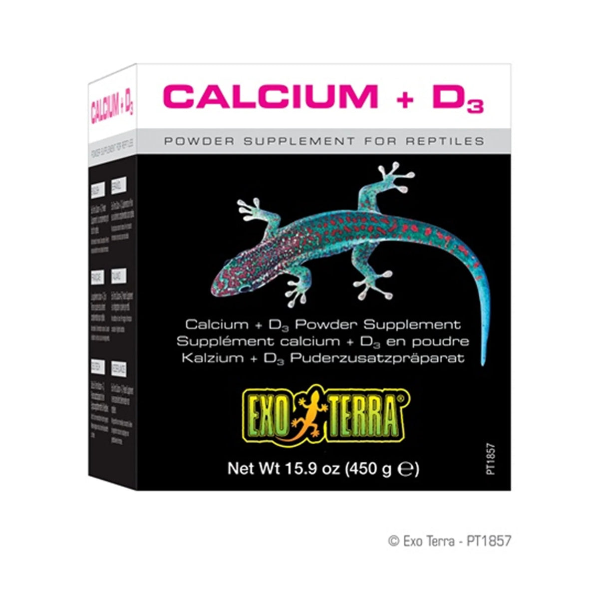 Exo Terra Calcium + D3 pulvertilskudd 90 g