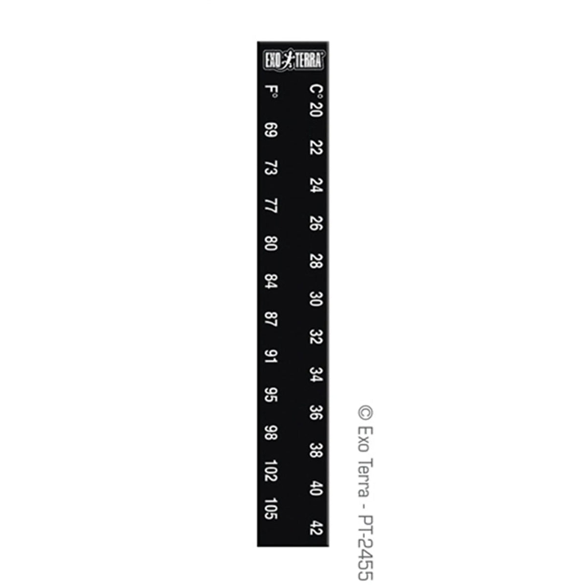 Exo Terra LCD-termometer klistremerke