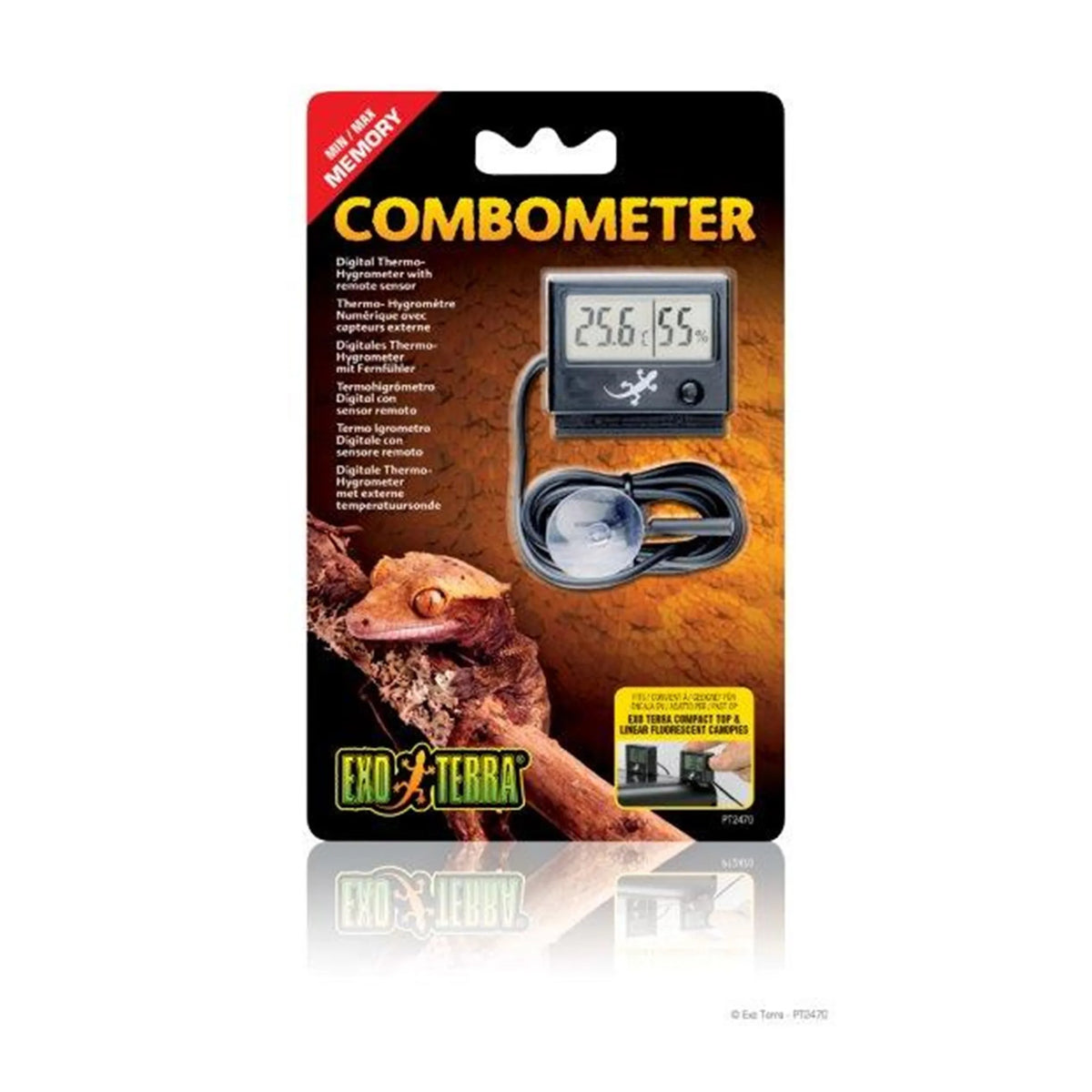 Exo Terra LED Combometer termometer og hygrometer