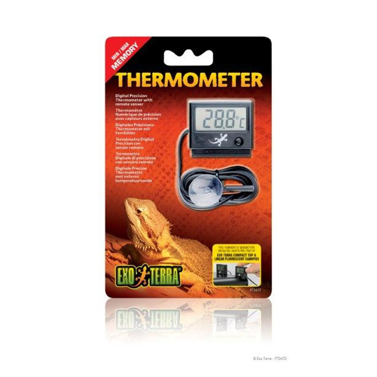 Exo Terra LED Rept-O-Meter termometer digitalt