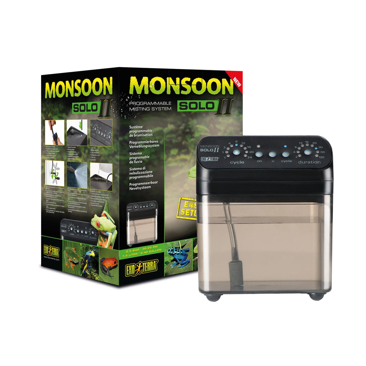 Exo Terra Monsoon Solo II forstøvningsanlegg 1,5 liter