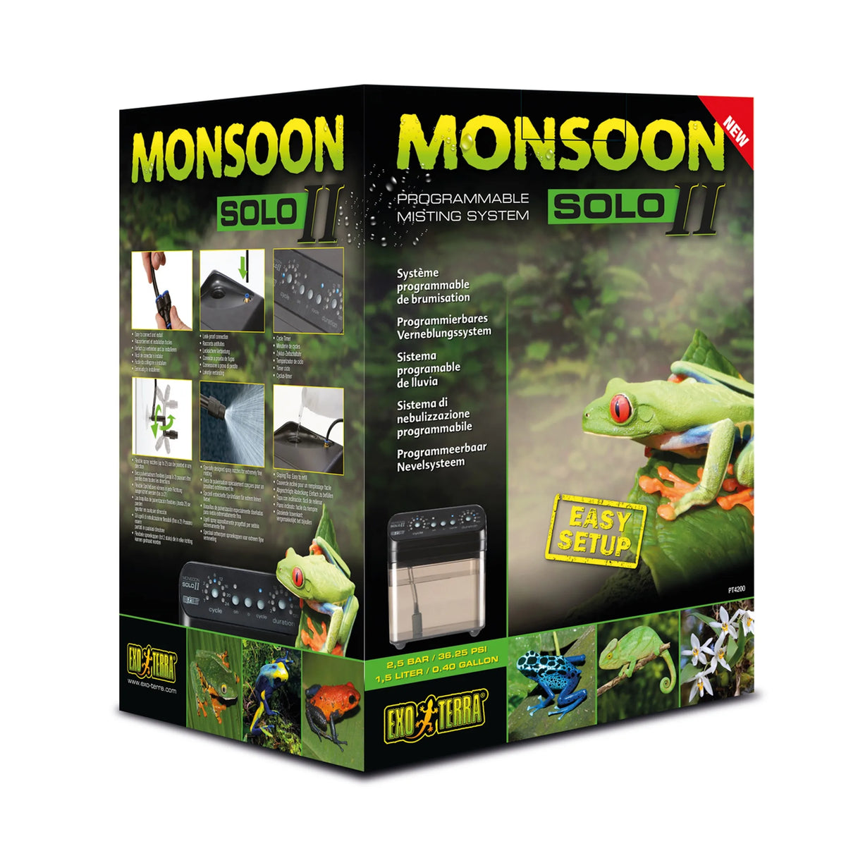 Exo Terra Monsoon Solo II forstøvningsanlegg 1,5 liter