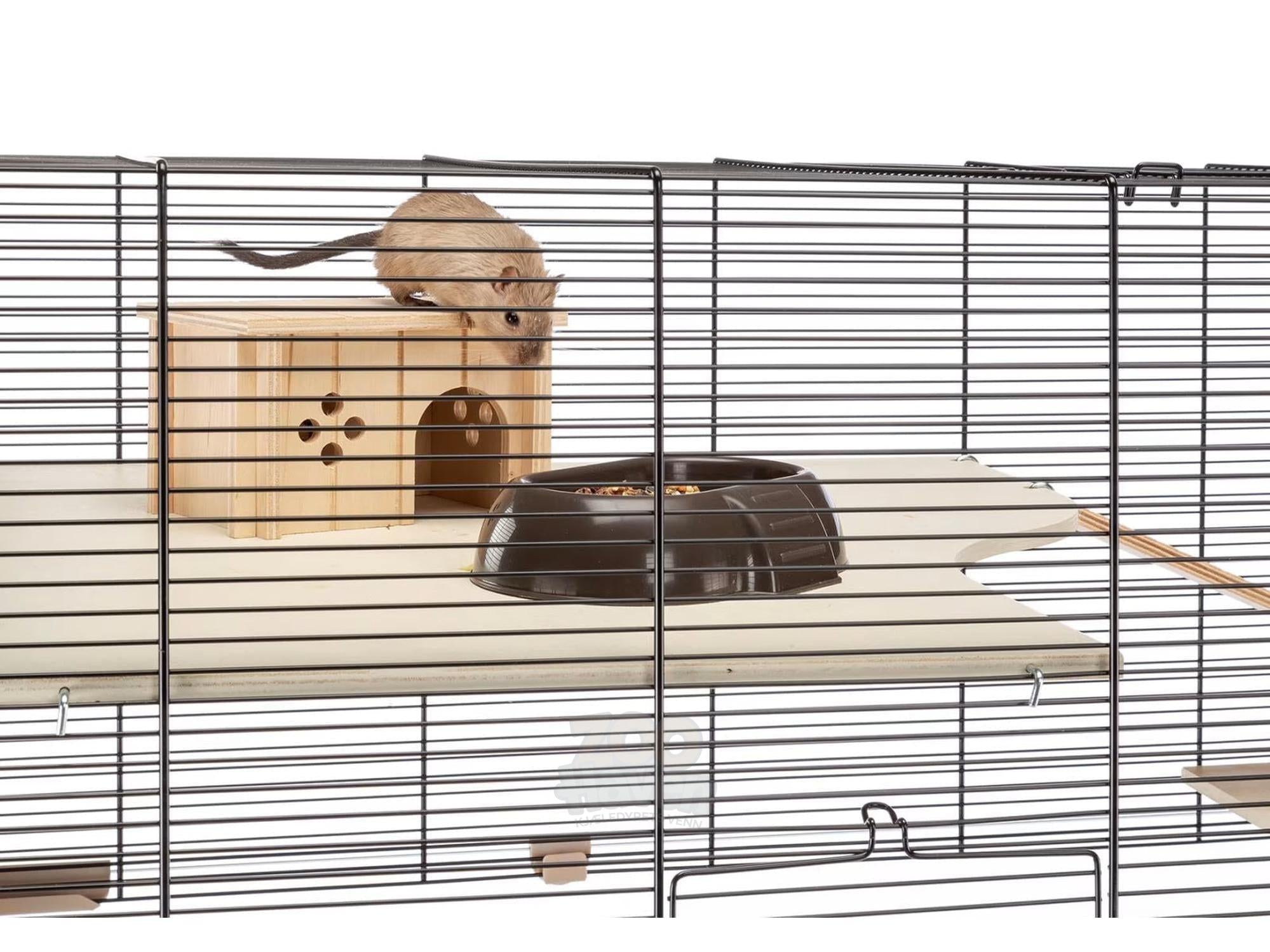 Hamsterbur Karat 100 M/Glassbunn 98,5x50,5x61,5cm