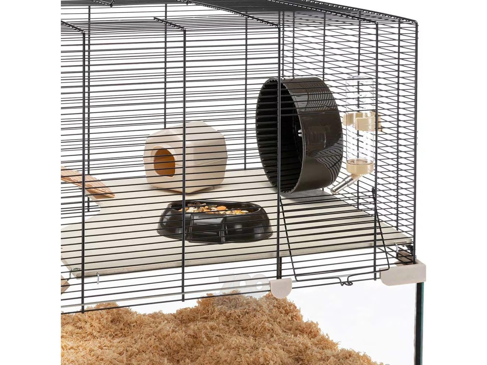 Hamsterbur Karat 120 M/Glassbunn 118,5x50,5x61,5cm