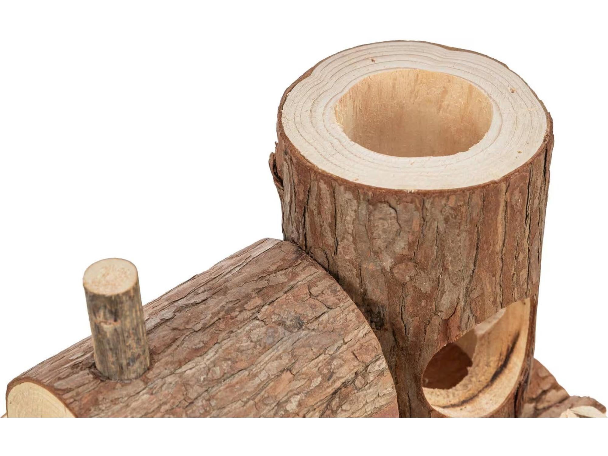 Hamsterhus Tog Levin 17x14x12cm Furu – Naturlig trehus for smågnagere