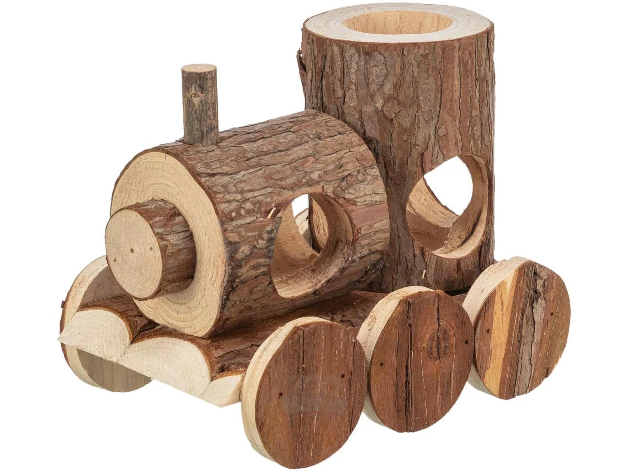 Hamsterhus Tog Levin 17x14x12cm Furu – Naturlig trehus for smågnagere
