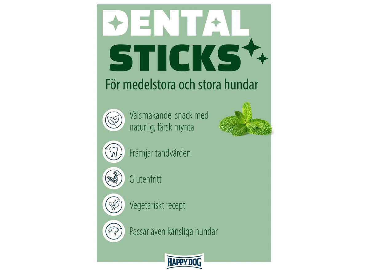 Happy Dog Dental Sticks 130g Tannpleiegodbiter