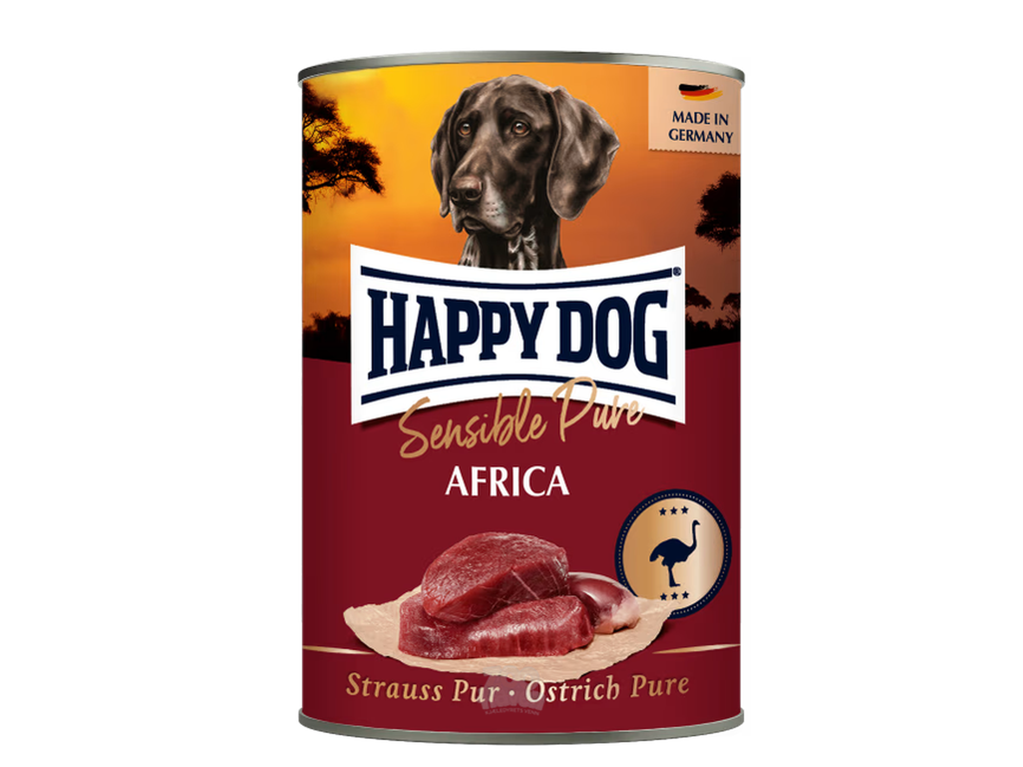 Happy Dog Sensible Pure Africa M/Struts 6 x 400g