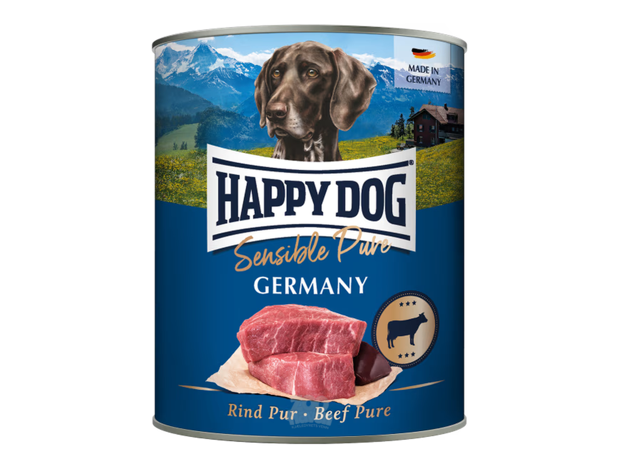 Happy Dog Sensible Pure Germany M/Oksekjøtt 6 x 800g