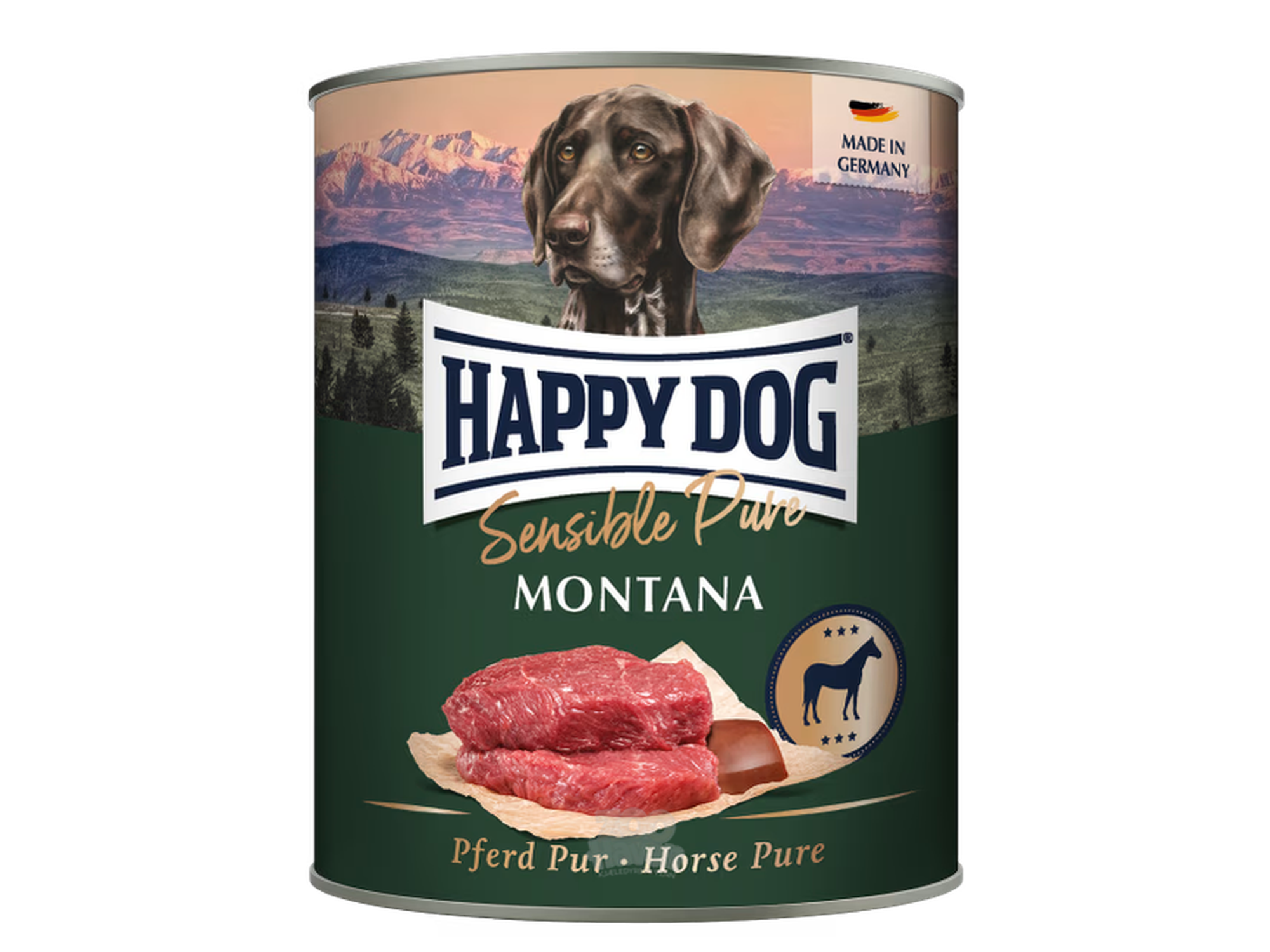 Happy Dog Sensible Pure Montana M/Hest 6 x 800g