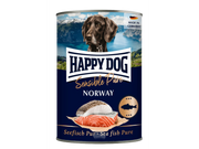 Happy Dog Sensible Pure Norway M/Sjøfisk 6 x 400g