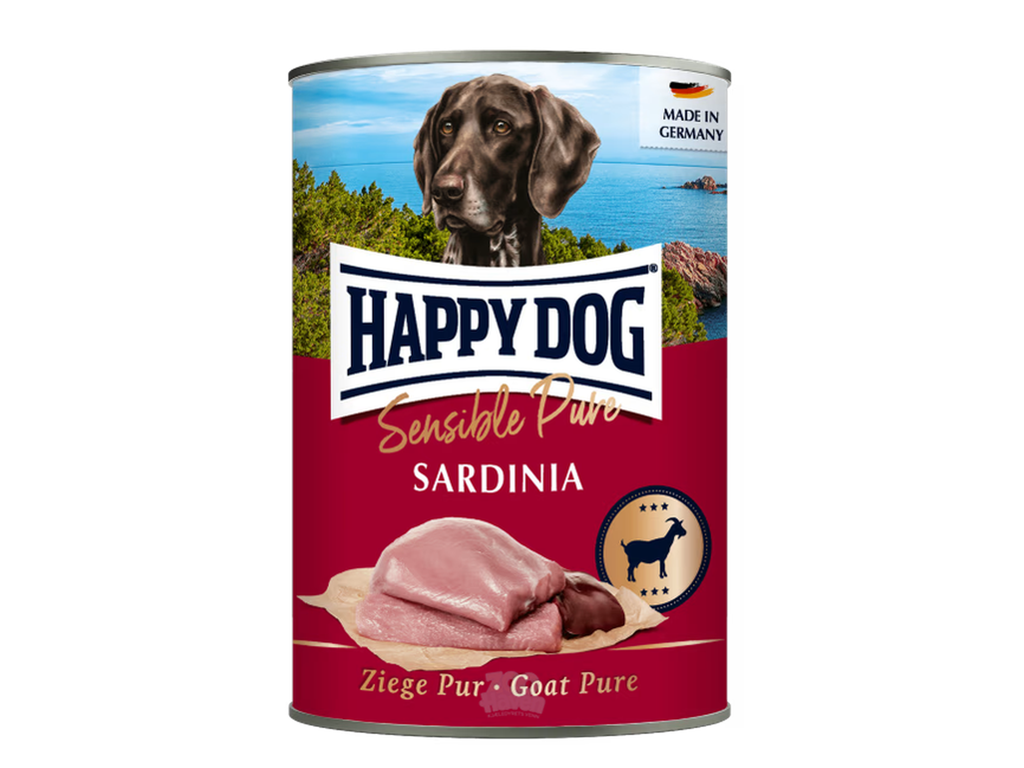 Happy Dog Sensible Pure Sardinia M/Geit 6 x 400g