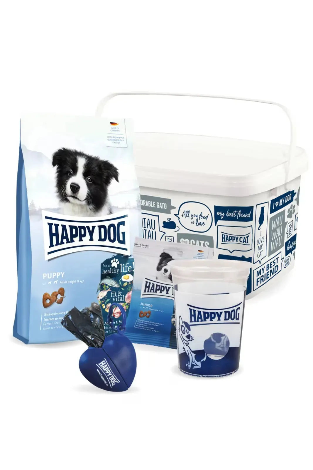 Happy Dog Valpepakke Mini Puppy Fit & Vital Startpakke