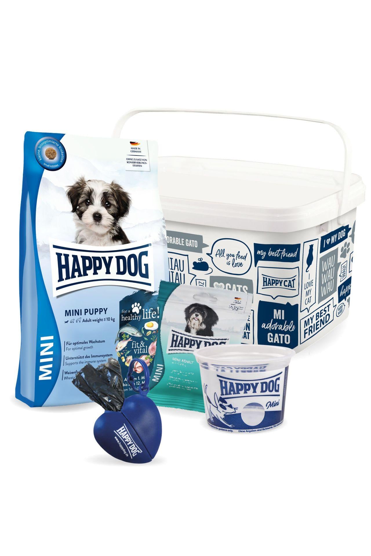 Happy Dog Valpepakke Mini Puppy Fit & Vital Startpakke