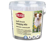 Happy Mix med kylling, lam og laks 500 g myke snacks