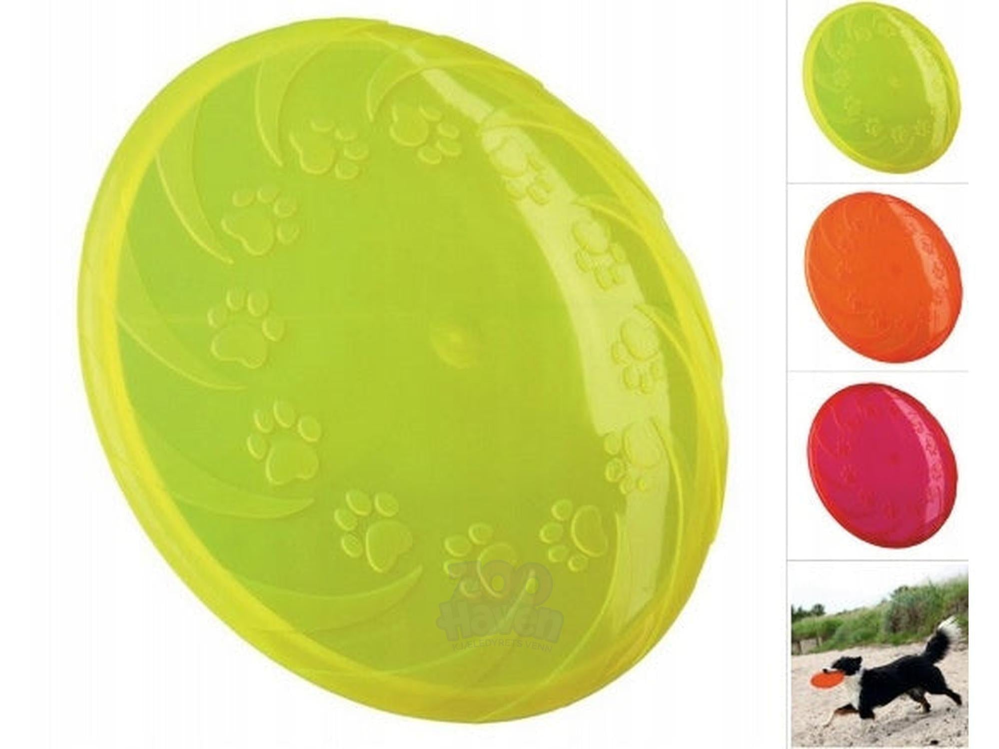 Hundeleke Flyvende Tallerken TPR Gummi 18 cm – Robust Frisbee