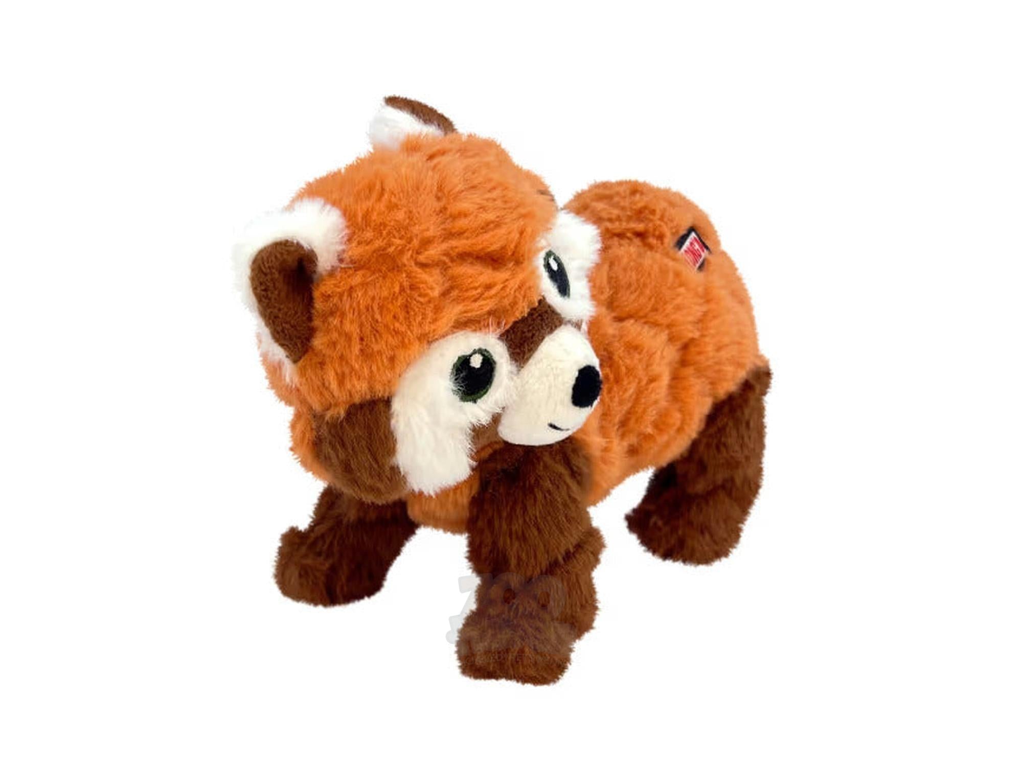 Hundeleke KONG Scampers Panda M – myk plysjleke med pipelyd