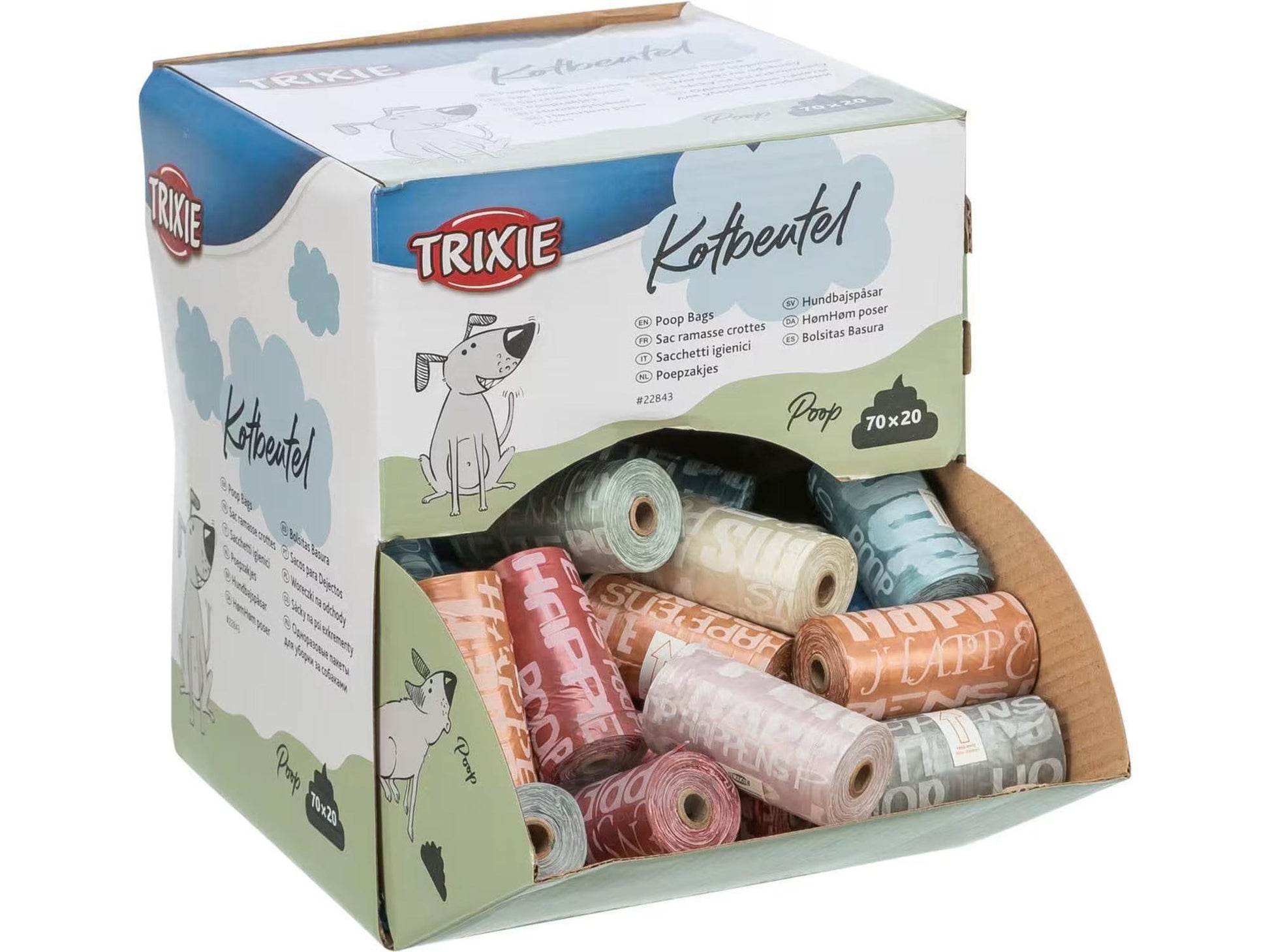 Trixie Hundeposer 20 poser biologisk nedbrytbare hundebaesjposer