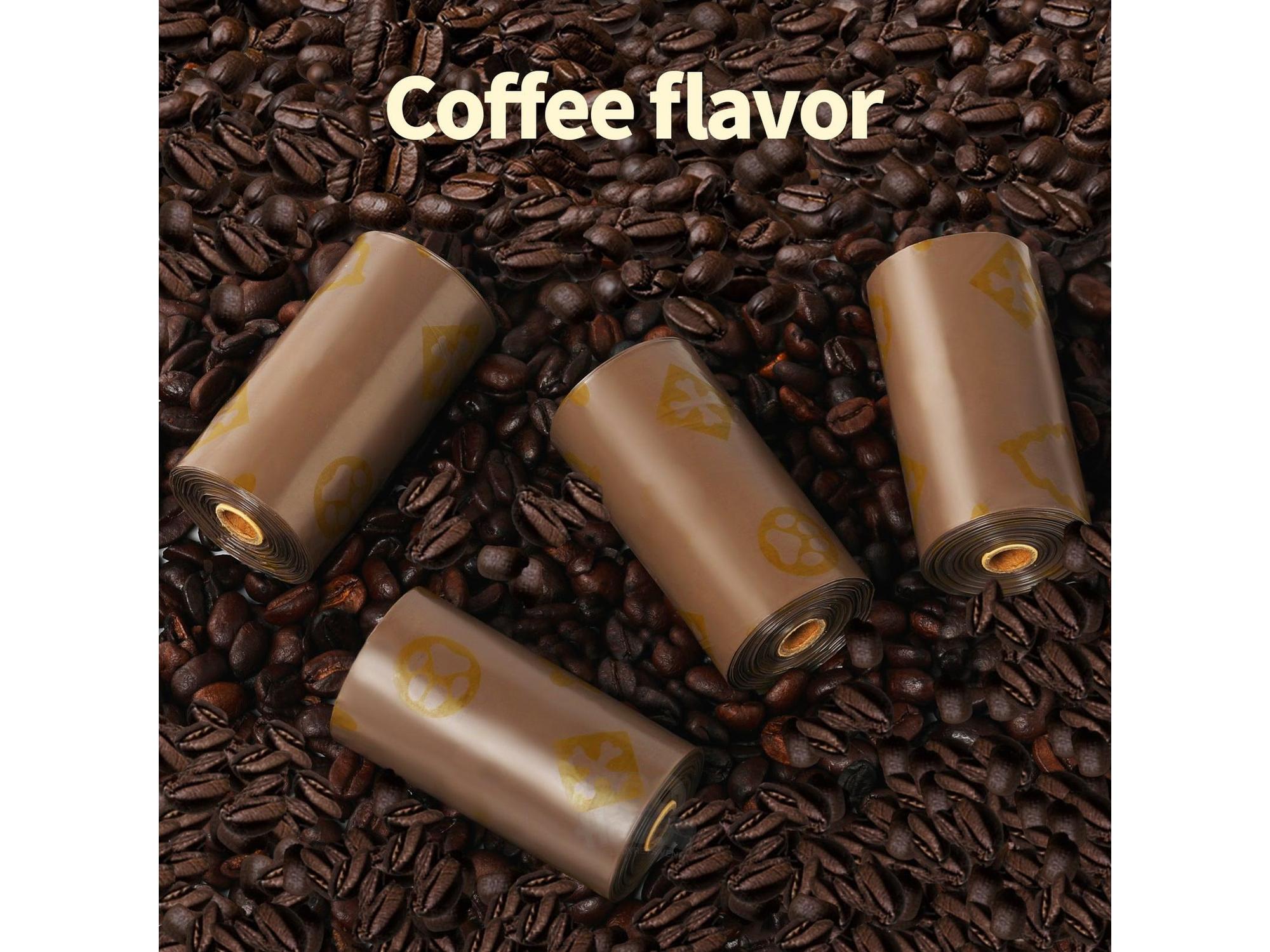 Hundeposer med kaffeduft – 4, 8, 16 eller 24 ruller