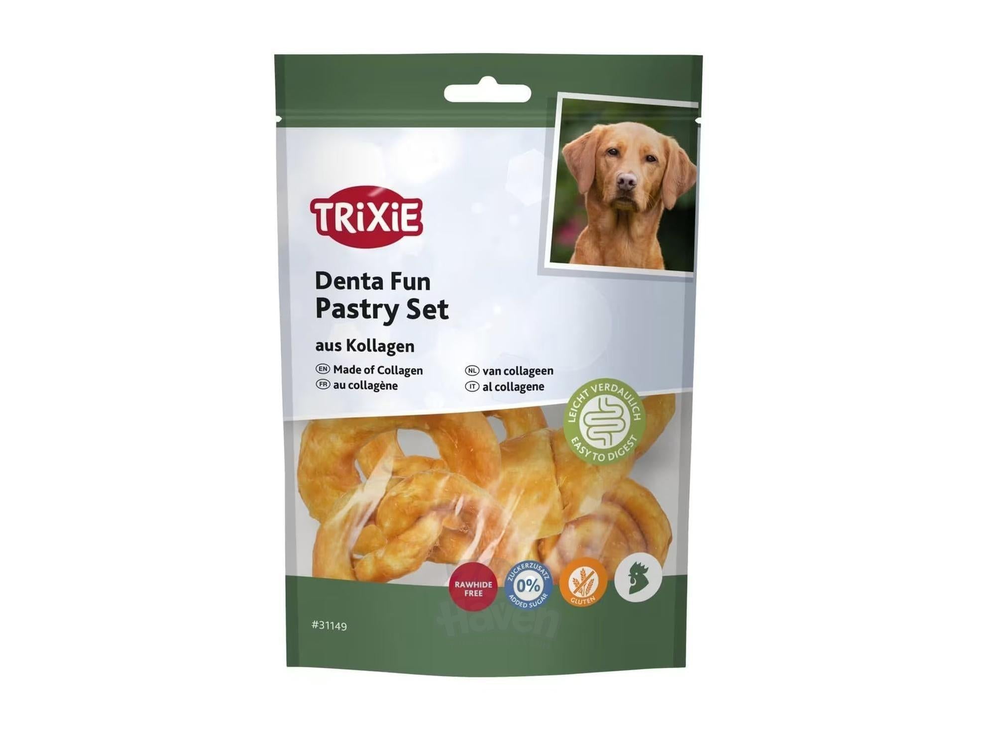Hundesnacks Trixie Dentafun Pastry Set med Kylling 100 g