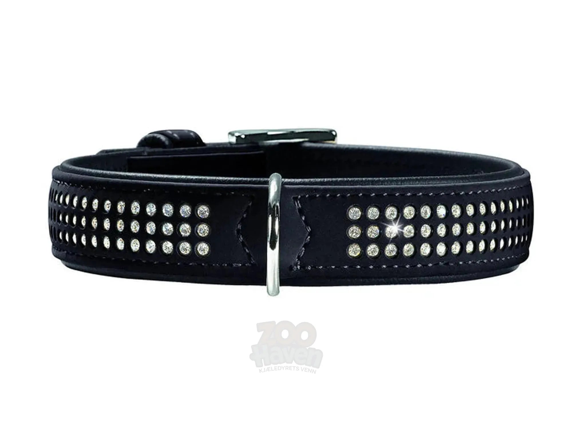 Hunter Softie Triluxe Collar Halsbånd 55 cm Sort