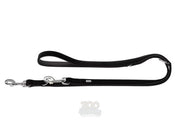Hunter T-Leash Softie Bånd 15/200 Kunstskinn Sort