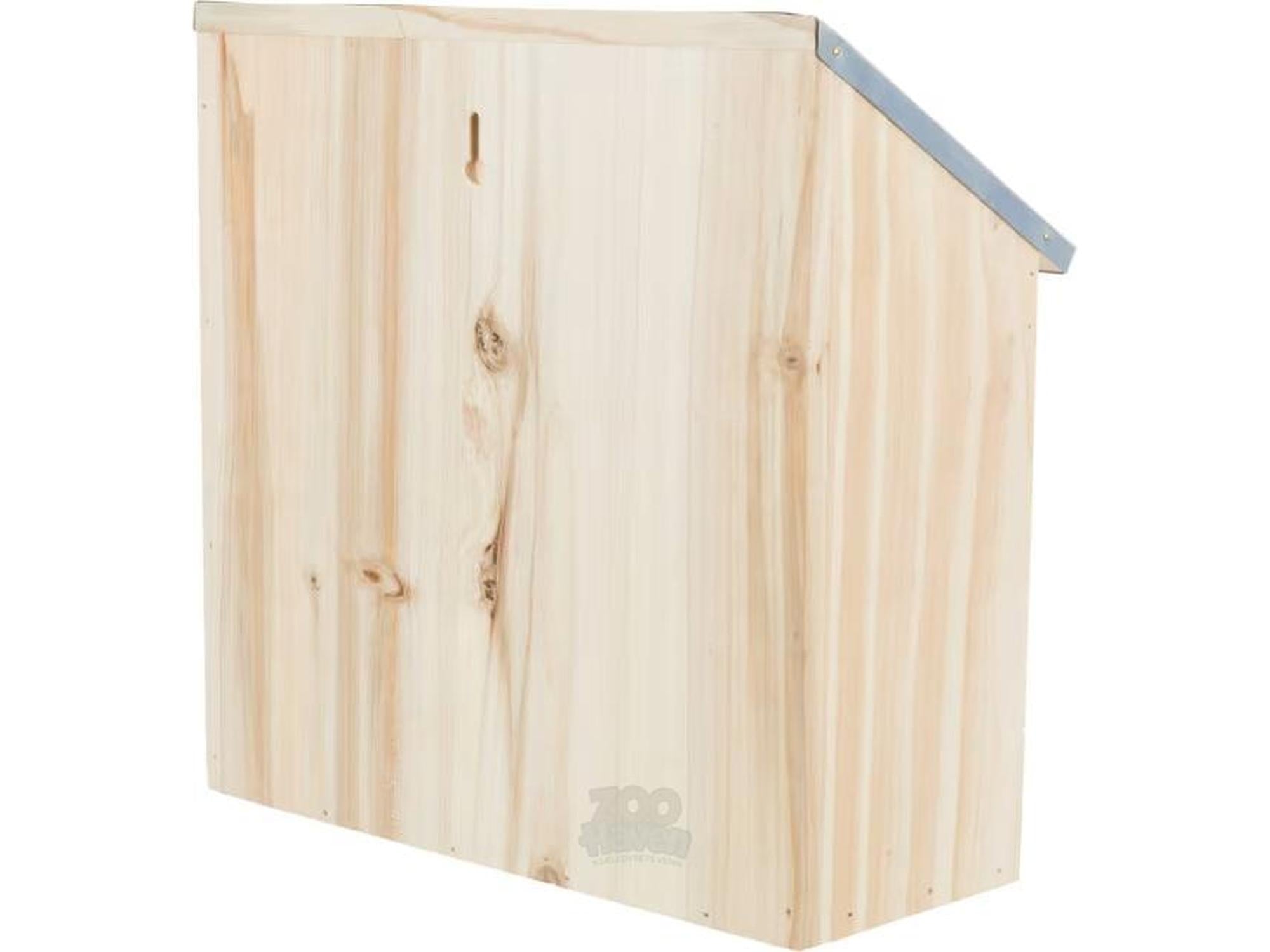 Insekthotell i Tre og Galvanisert Metall 30 × 14 × 30 cm