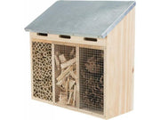 Insekthotell i Tre og Galvanisert Metall 30 × 14 × 30 cm