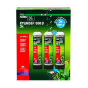 JBL ProFlora CO2 Cylinder 500 U 3x CO2-flasker til Akvarium (3 stk à 500g)