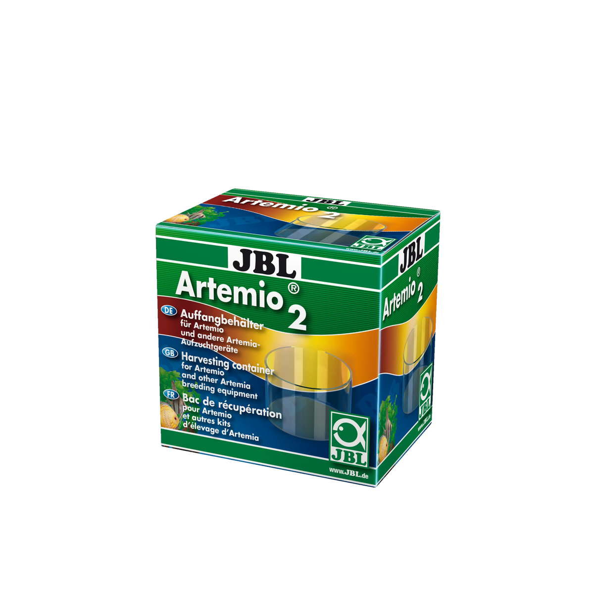 JBL Artemio 2 oppsamlingsbeger i klar plast for artemia-oppdrett