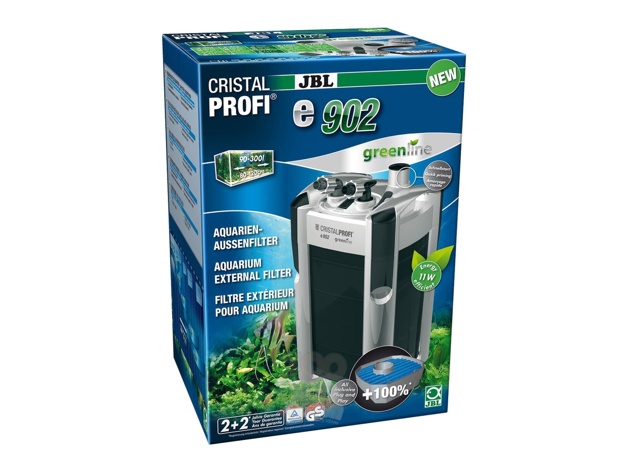 JBL CristalProfi e902 Greenline Eksternt Akvariefilter 90-300 Liter