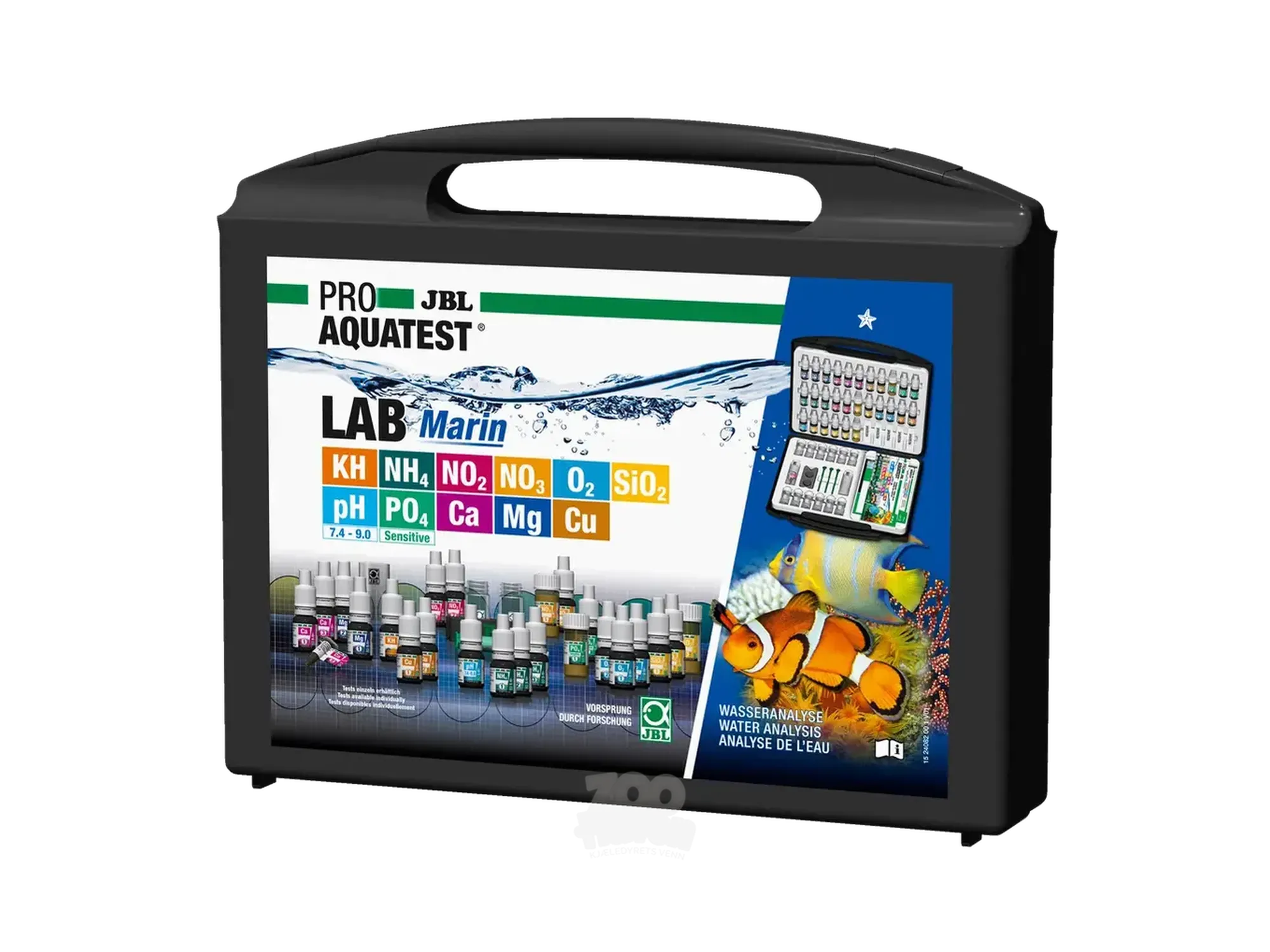 JBL ProAquaTest Lab Marin Komplett Testlaboratorium for Saltvannsakvarier