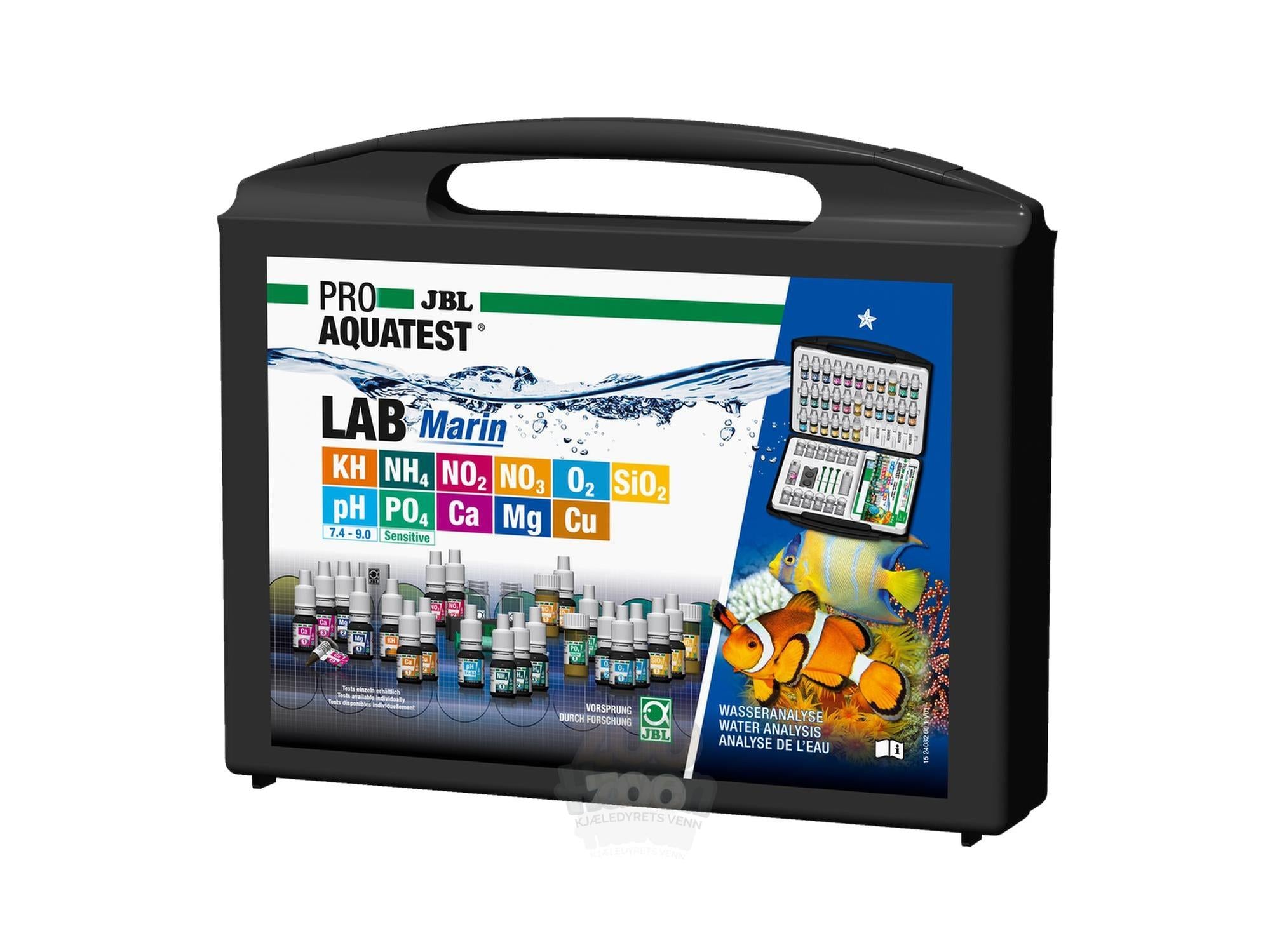 JBL ProAquaTest Lab Marin Komplett Testlaboratorium for Saltvannsakvarier