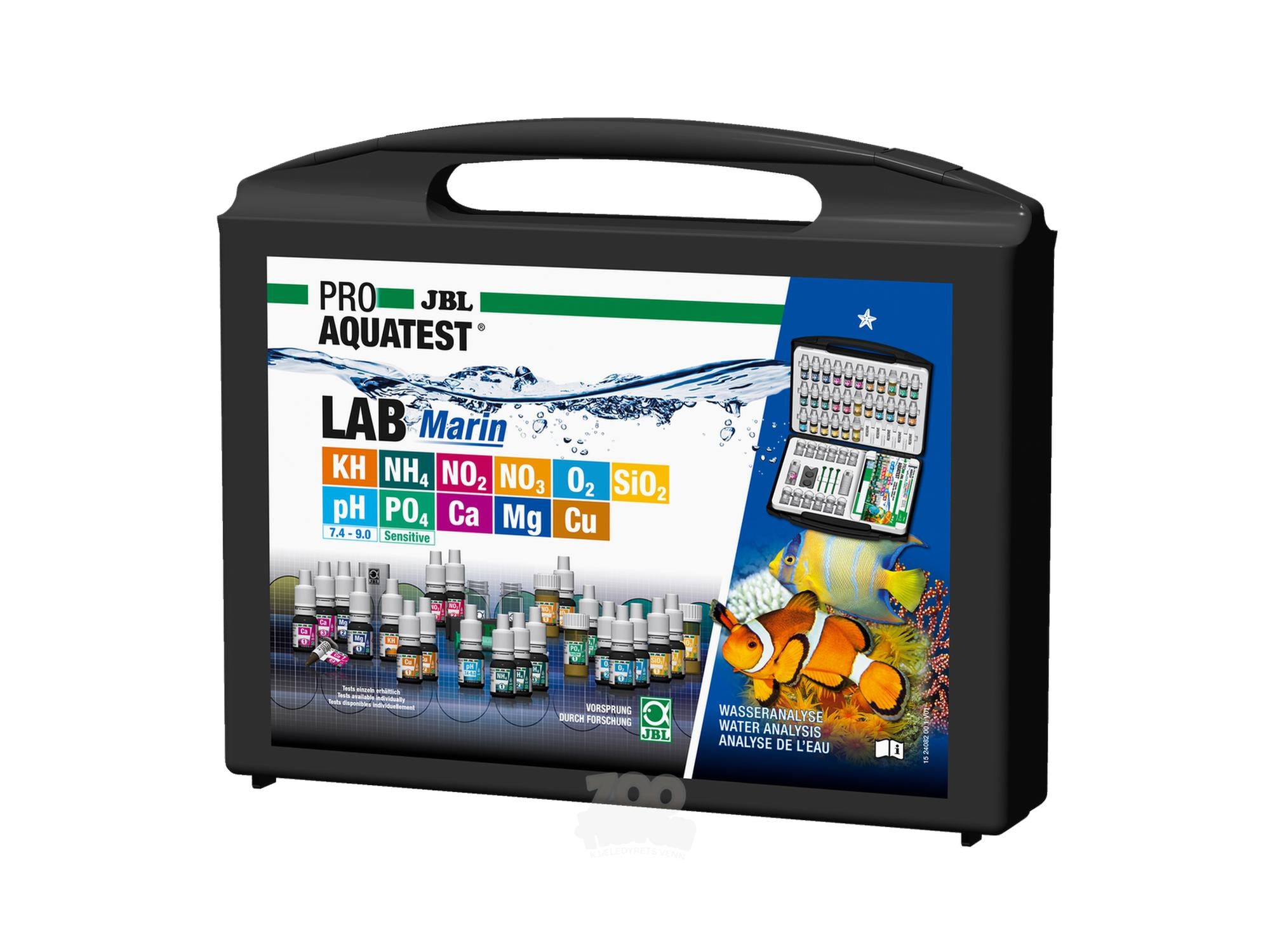 JBL ProAquaTest Lab Marin Komplett Testlaboratorium for Saltvannsakvarier