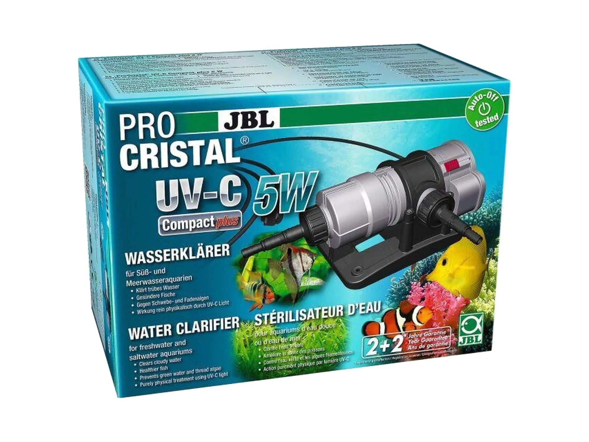 JBL ProCristal Compact Plus UV-C 18W Vannklärer for Akvarium