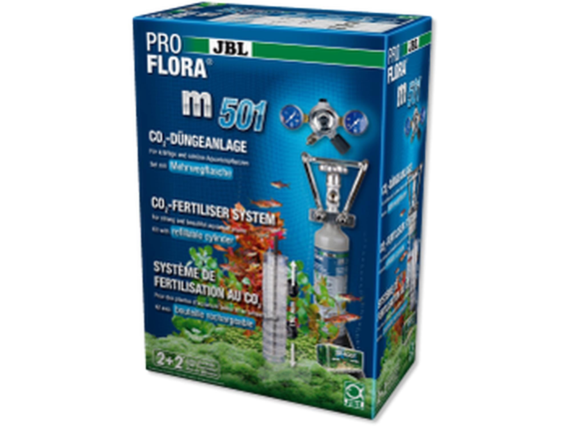 JBL ProFlora m501 Komplett CO2-gjødselssystem for Akvarium til 400 liter