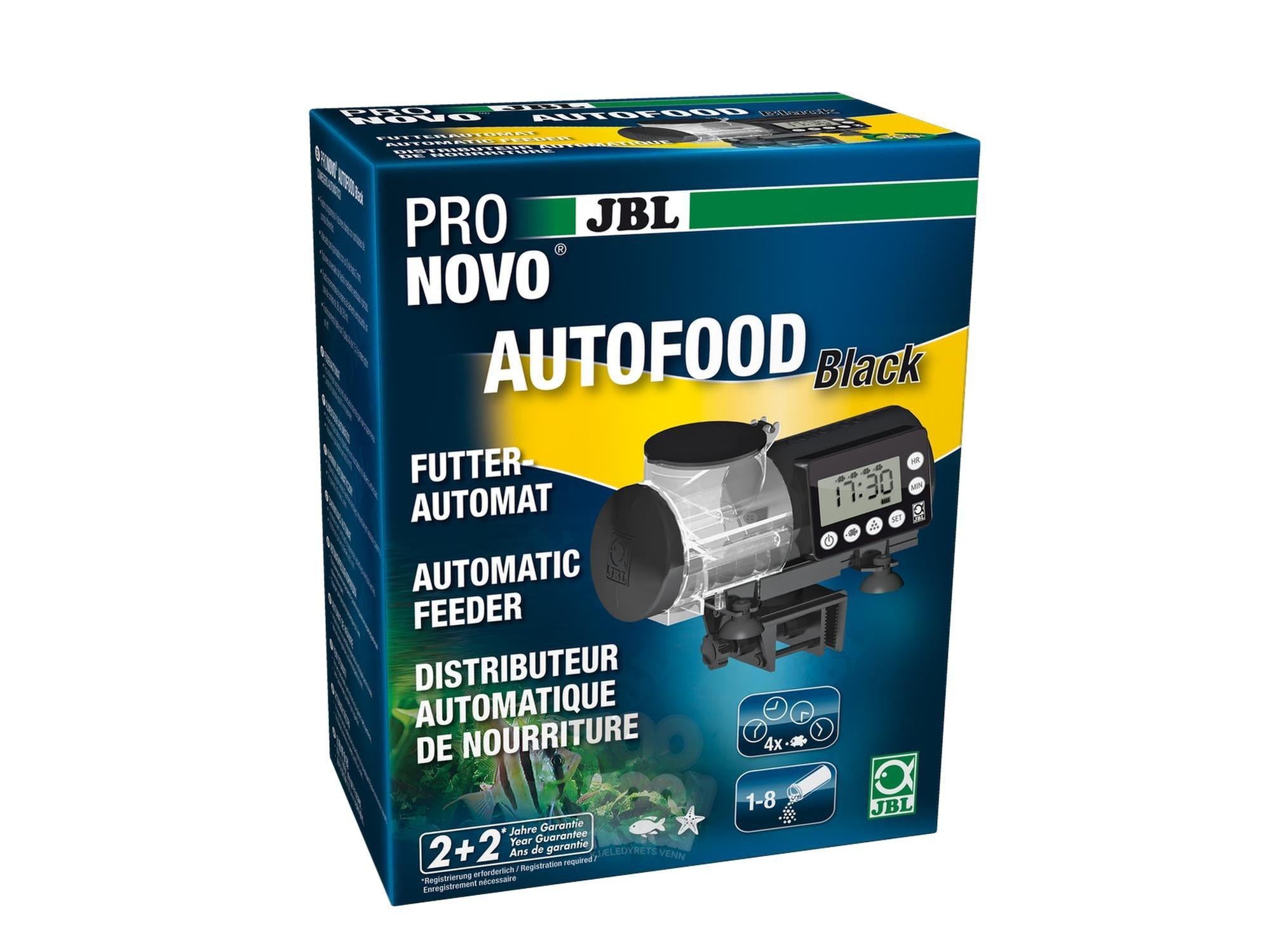 JBL ProNovo AutoFood Automatisk Fôrautomat for Akvarium, Sort