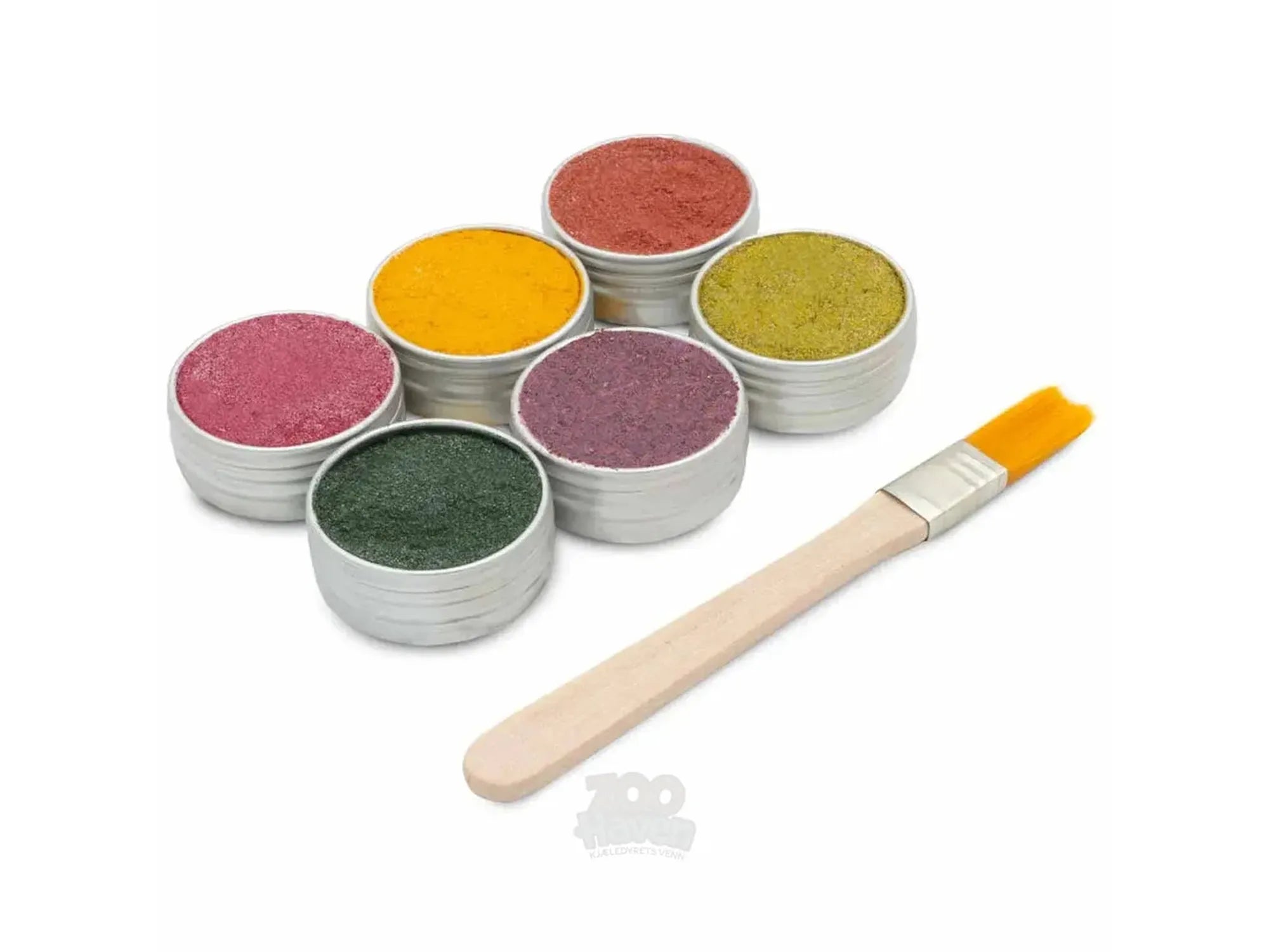 JR Farm Natur-Malfarben Naturlige Malingsfarger 6x8g