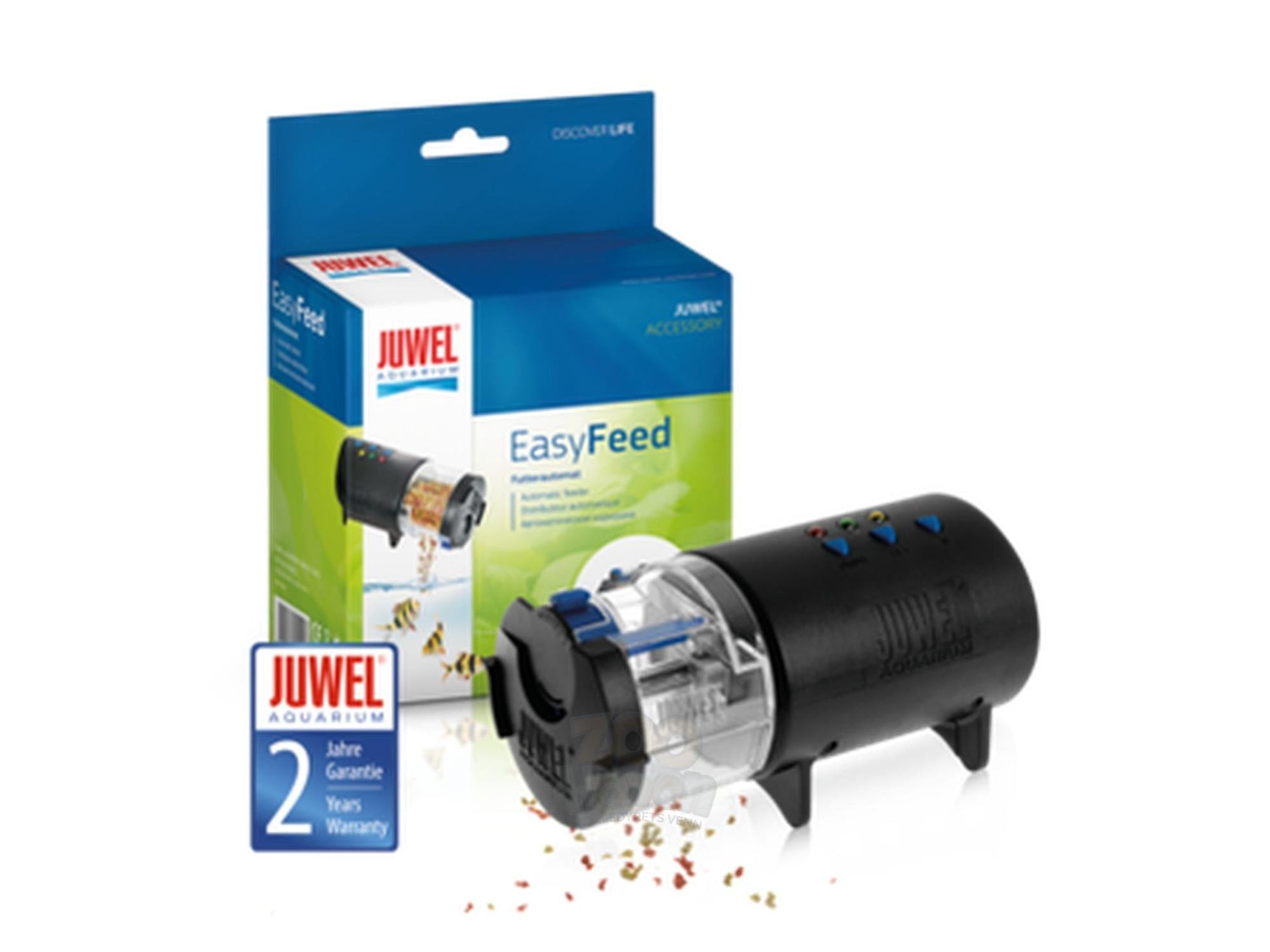 JUWEL EasyFeed fôrautomat for akvarium – frontvisning