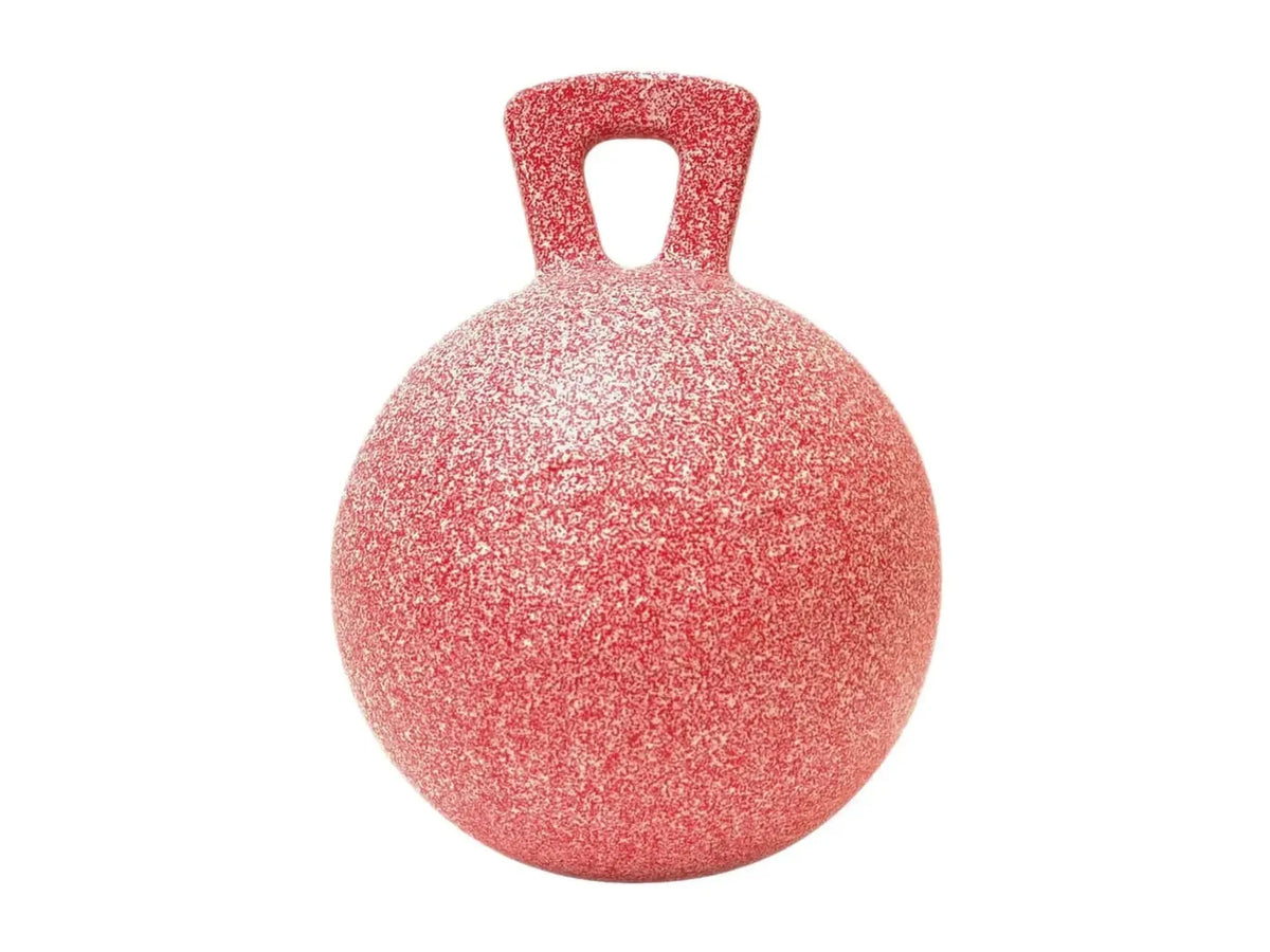 Jolly Ball Hesteball Ø 25 cm – Rød/Hvit med Mintduft