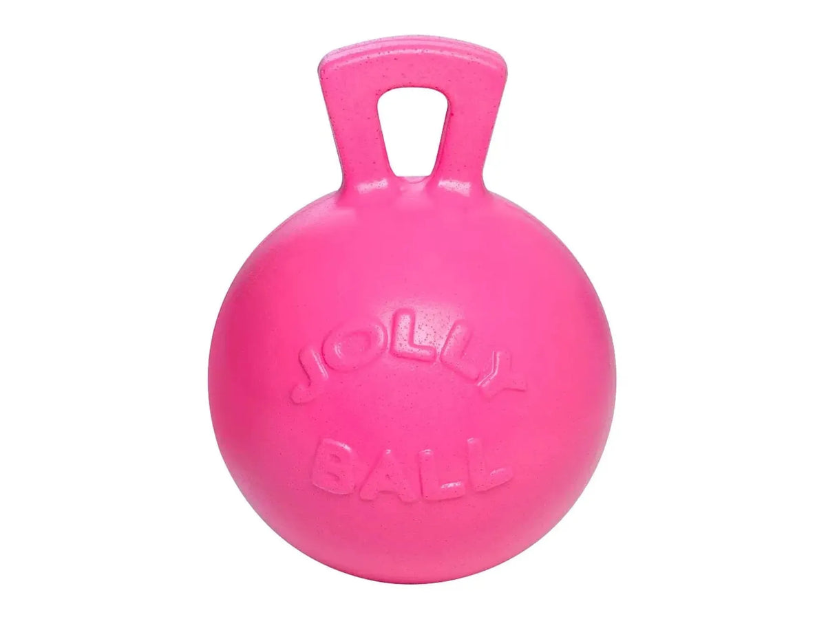Jolly Ball Hesteball Ø 25 cm – Rosa med Tyggegummiduft