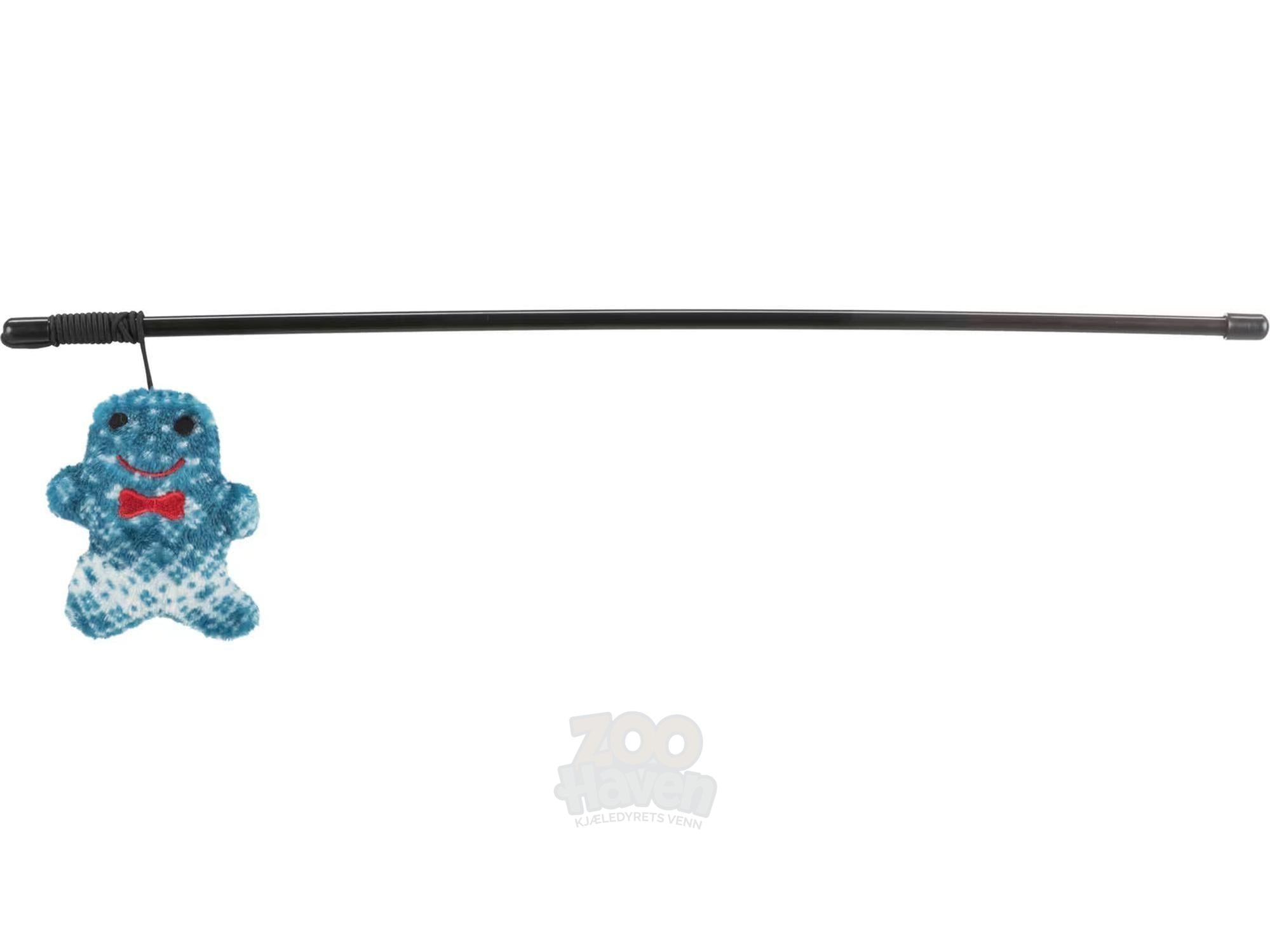 Juleleke Fiskestang til Katt med Stofffigurer 46 cm