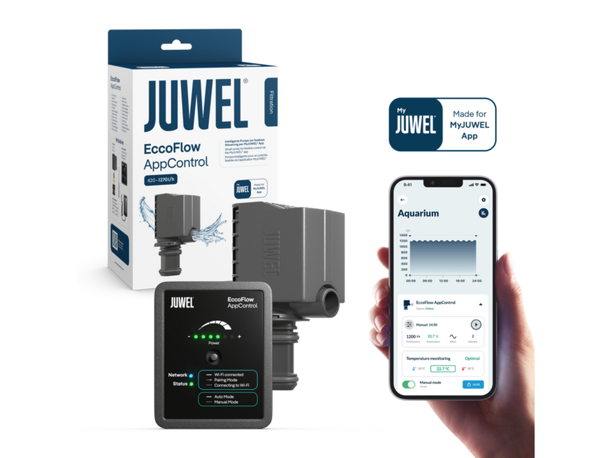 Juwel Eccoflow AppControl med MyJUWEL-appen