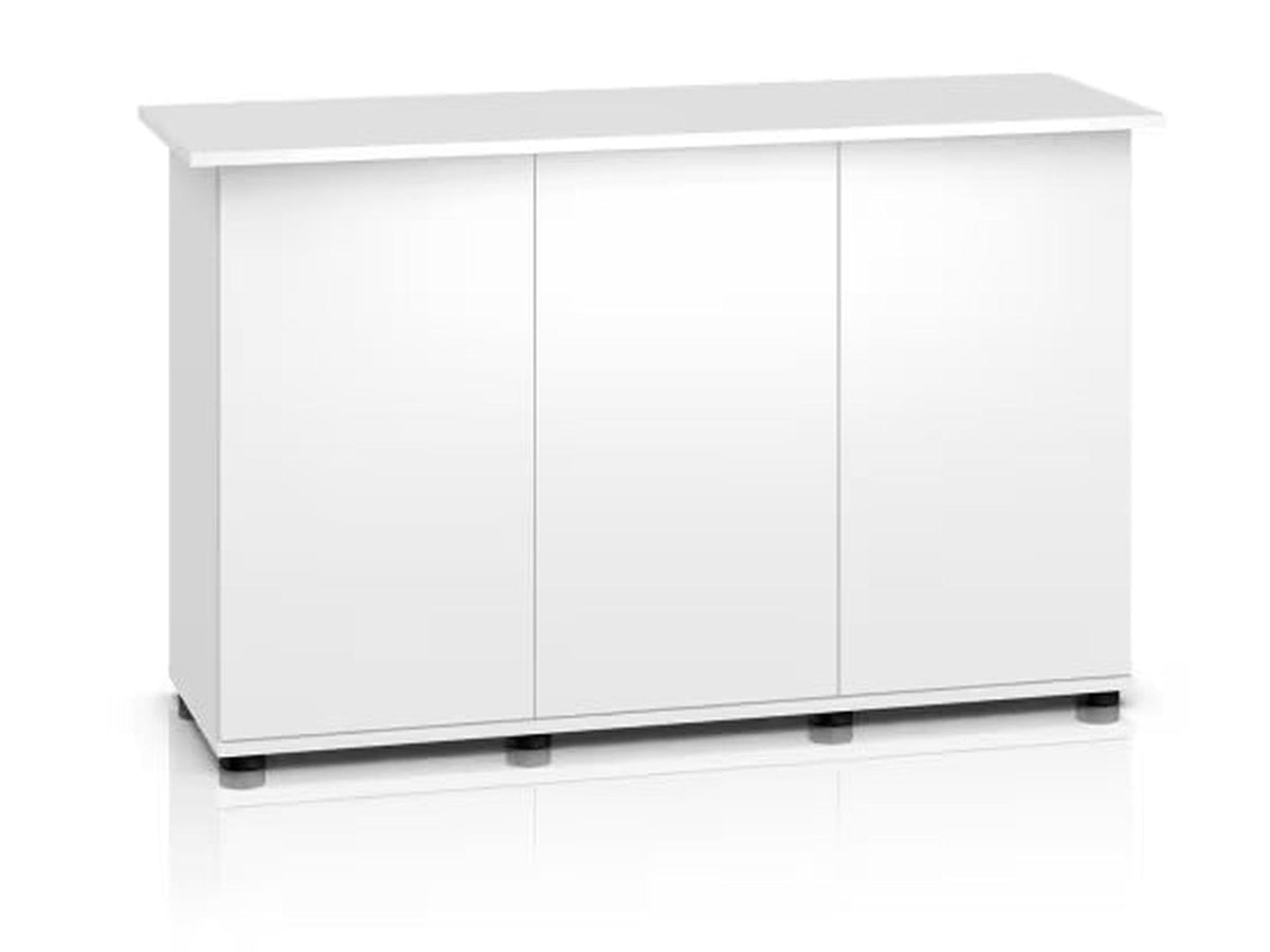 Hvit Juwel Rio SBX akvarieskap med tre dører, designet for 125L-450L akvarier.