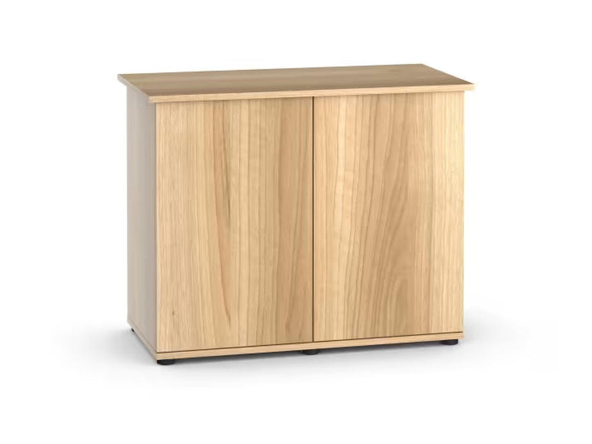 Juwel Rio SBX akvarieskap i eik, med to dører og minimalistisk design.